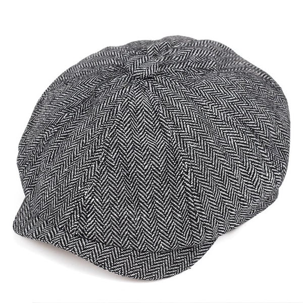 Herringbone Gatsby Beret