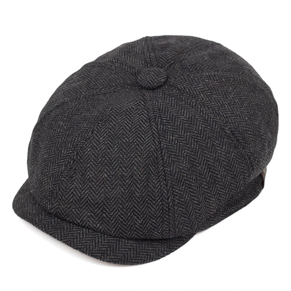 Herringbone Gatsby Beret