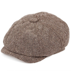 Herringbone Gatsby Beret