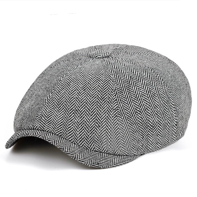 Herringbone Gatsby Beret